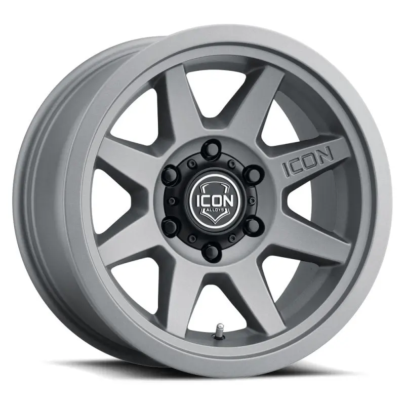 Icon Rebound 17X8.5 6X5.5 25Mm Offset 5.75In Bs 95.1Mm Bore Charcoal Wheel 1