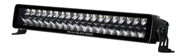 Hella Universal Black Magic 21In Double Light Bar - Driving Beam 1