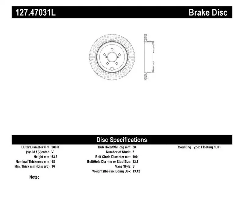 Stoptech Slotted And Drilled Performance Brake Rotors 1