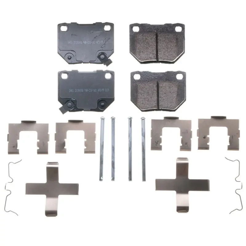Power Stop 90-96 Nissan 300Zx Rear Z17 Evolution Ceramic Brake Pads W/Hardware 1