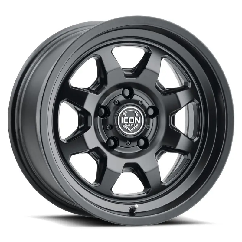 Icon Nuevo 17 X 8.5 6 X 5.5 0Mm Offset 4.75In Bs Satin Black 1