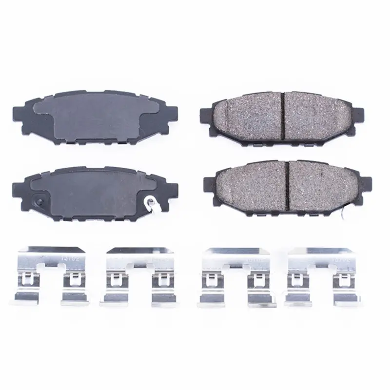 Power Stop 13-16 Subaru Brz Rear Z17 Evolution Ceramic Brake Pads W/Hardware 1