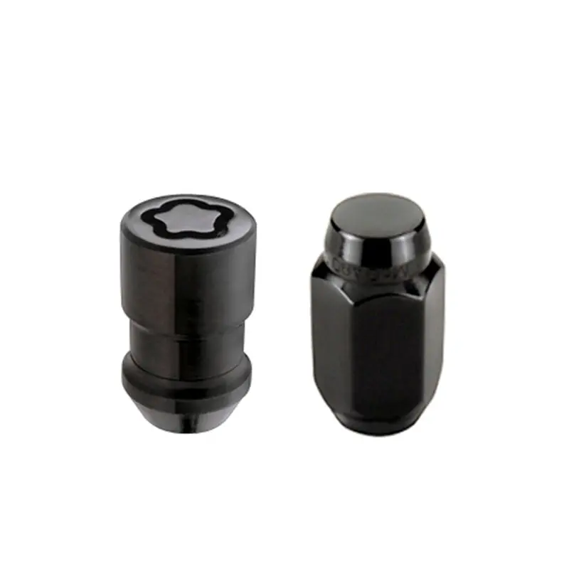 Mcgard 6 Lug Hex Install Kit W/Locks (Cone Seat Nut) M12x1.5 / 13/16 Hex / 1.5In. Length - Black 1