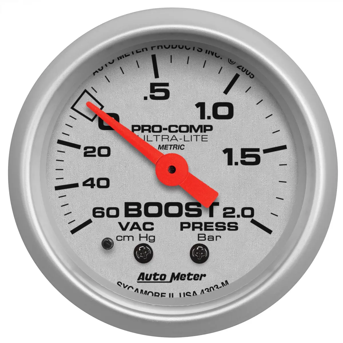 2-1/16 In. Boost/Vacuum 60 Cm/Hg-2.0 Bar Ultra-Lite 1
