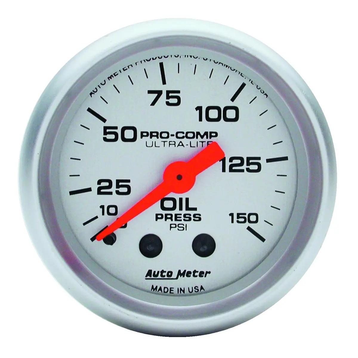 2-1/16 In. Oil Pressure 0-150 Psi Ultra-Lite 1