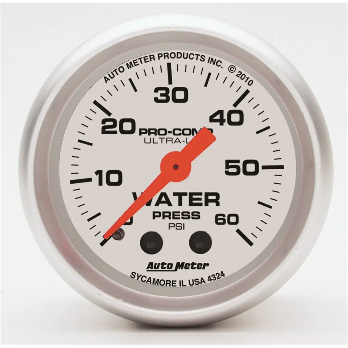 2-1/16 In. Water Pressure 0-60 Psi Ultra-Lite 1