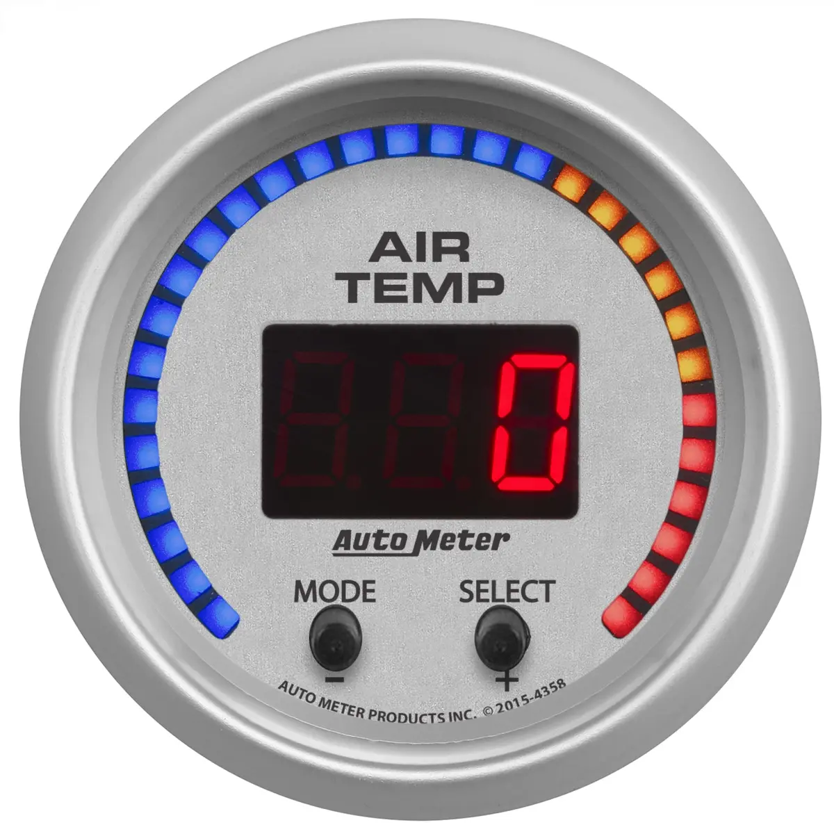 2-1/16 In. Dual Air Intake Temperature 0-300 Fahrenheit Ultra-Lite 1