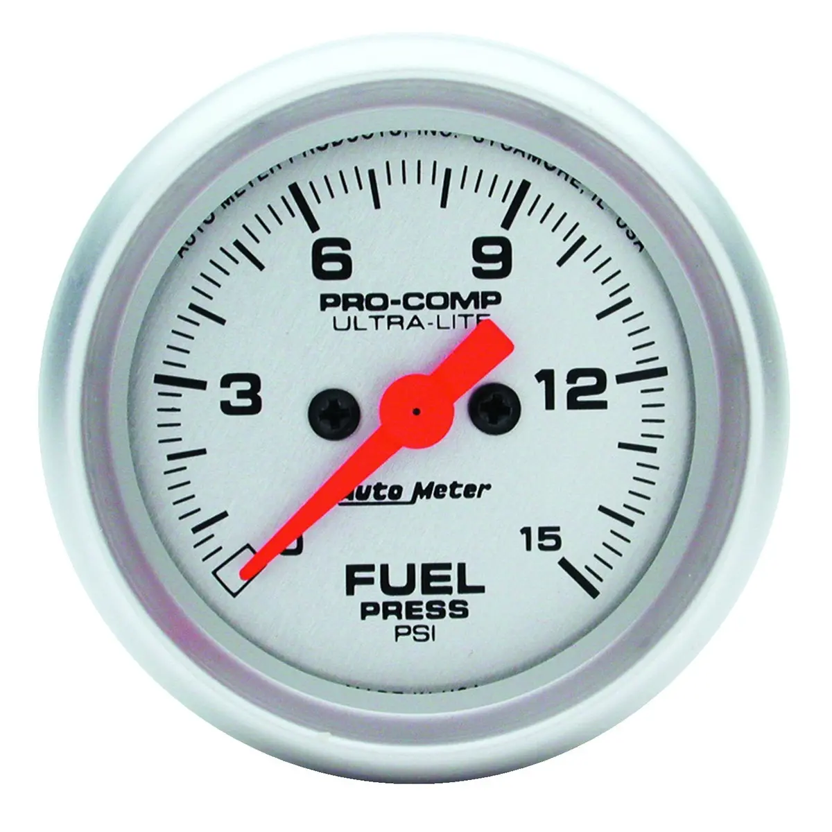 2-1/16In Fuel Pressure 0-15 Psi Ultra-Lite 1