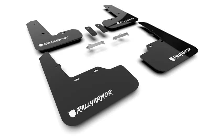 Rally Armor 22-26 Subaru Wrx Black Ur Mud Flap Altered Font White Logo 1