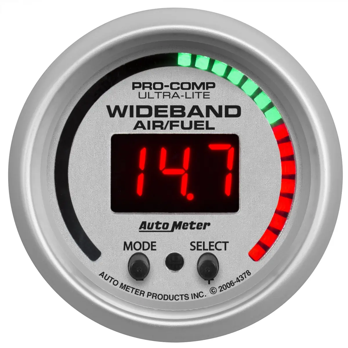 2-1/16 In. Wideband Pro Plus Air/Fuel Ratio 6:1-20:1 Afr Ultra-Lite 1