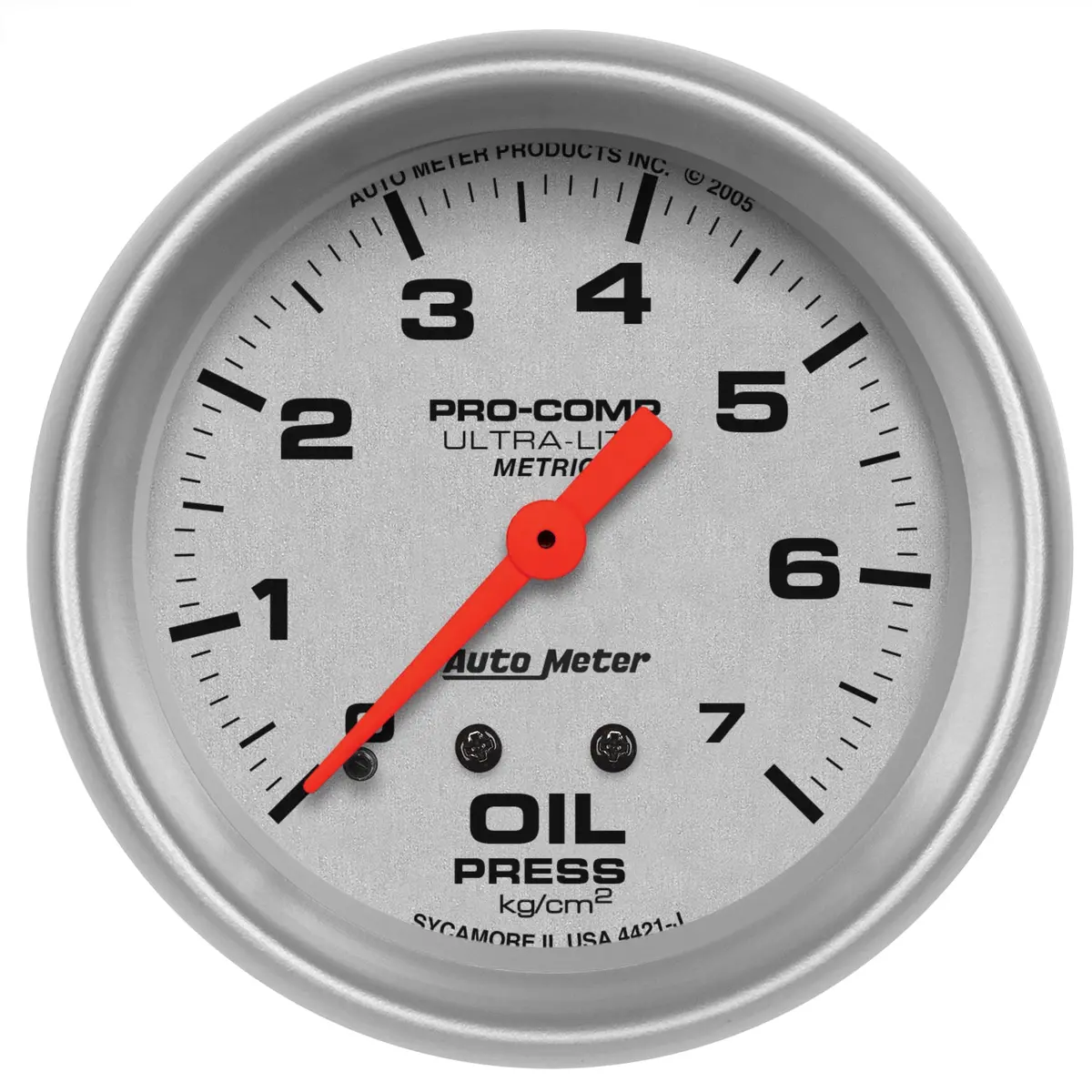 2-5/8 In. Oil Pressure 0-7Kg/ Cm2 Ultra-Lite 1