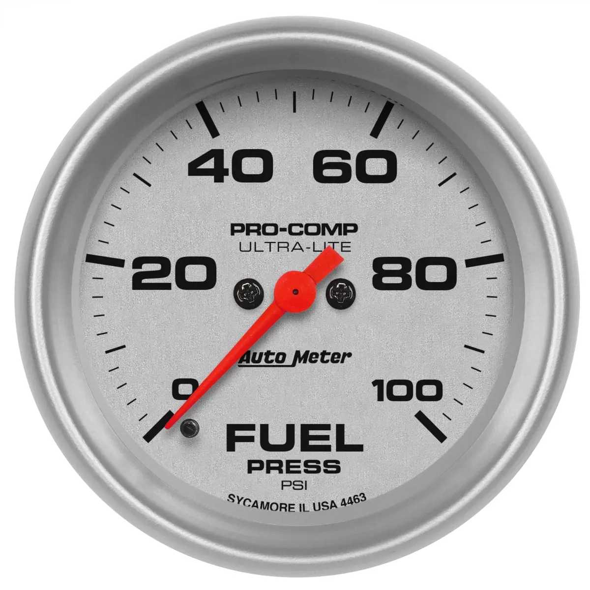 2-5/8In Fuel Pressure 0-100 Psi Ultra-Lite 1