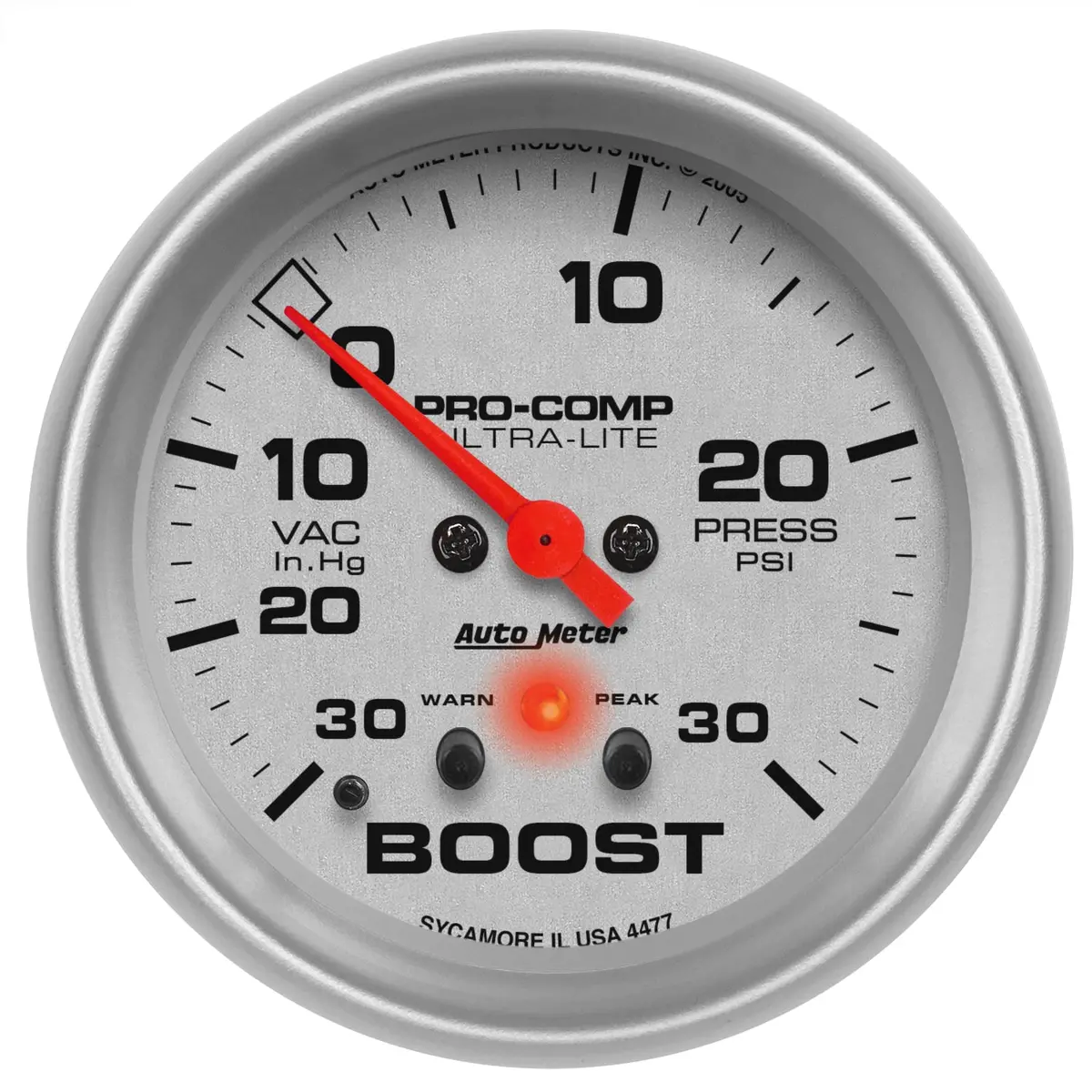 2-5/8 In. Boost/Vacuum 30 In Hg/30 Psi Ultra-Lite 1