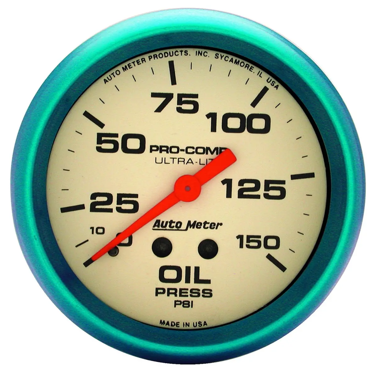 2-5/8 In. Oil Pressure 0-150 Psi Ultra-Nite 1