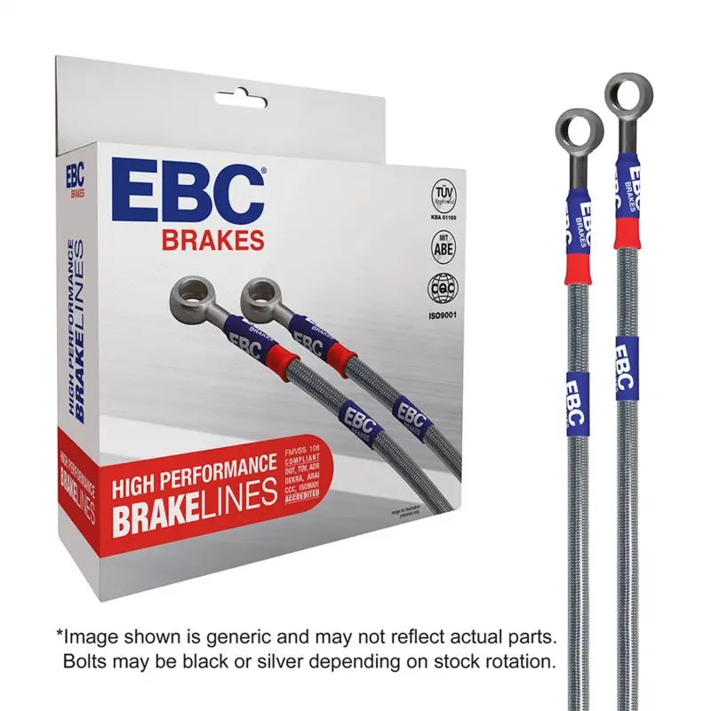 Ebc 08-10 Subaru Impreza Wrx 2.5T Stainless Steel Brake Line Kit 1