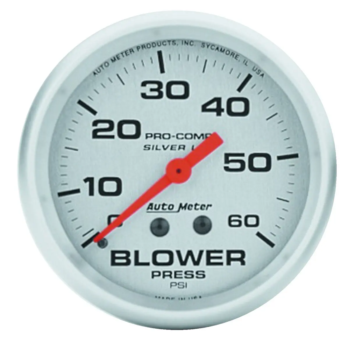2-5/8 In. Blower Pressure 0-60 Psi Liquid Filled Ultra-Lite 1