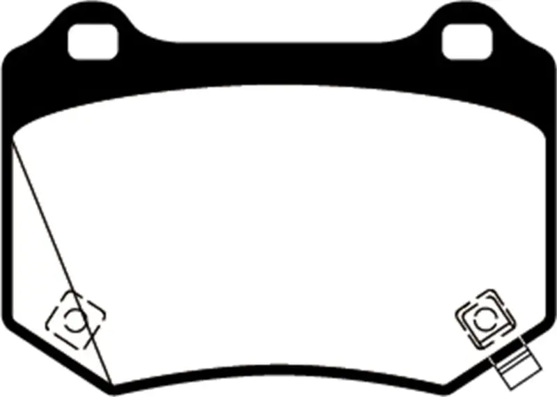 Ebc 18+ Wrx Sti Yellowstuff Rear Brake Pads 1