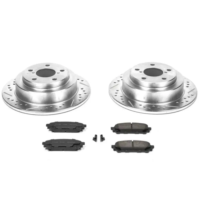 Power Stop 05-06 Saab 9-2X Rear Z23 Evolution Sport Brake Kit 1