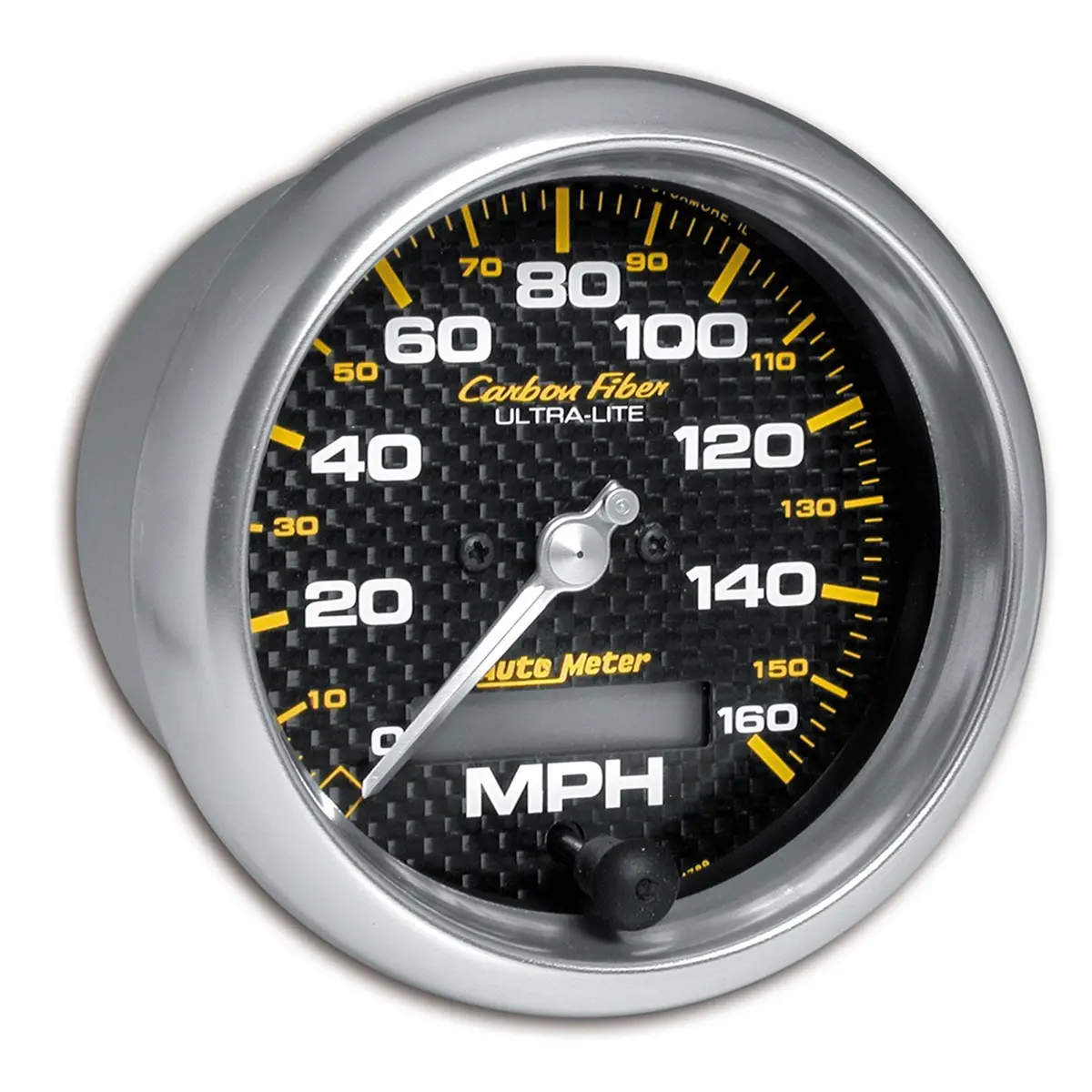 3-3/8 In. Speedometer 0-160 Mph Carbon Fiber 1