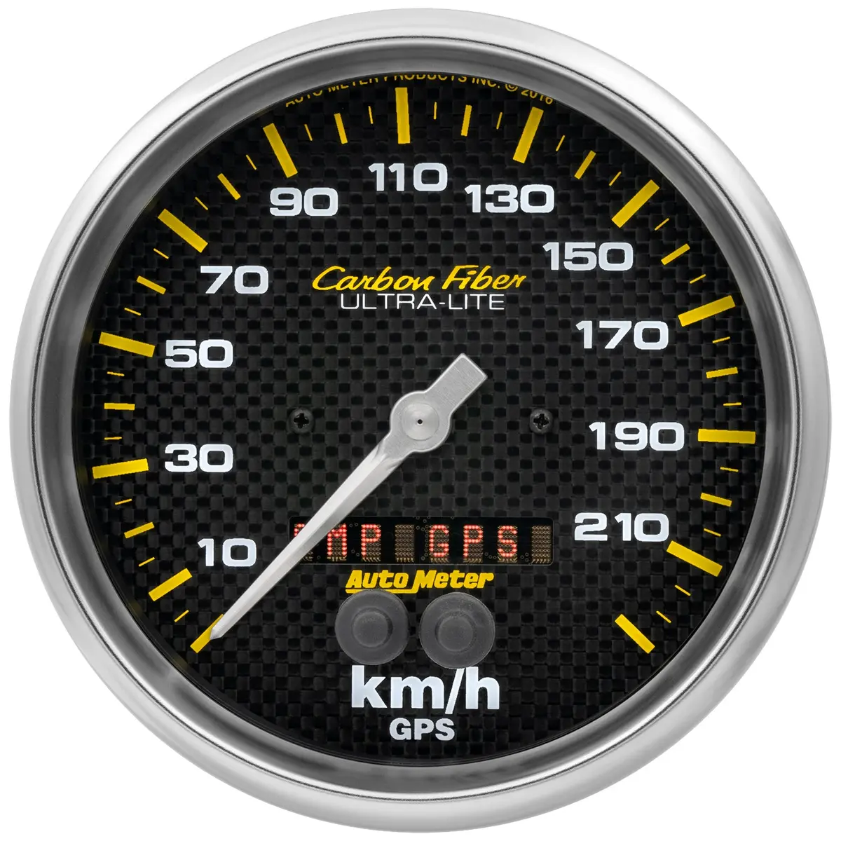 5 In. Gps Speedometer 0-225 Km/H Carbon Fiber 1