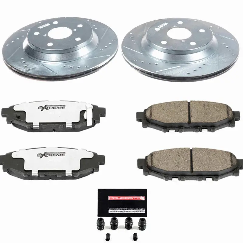 Power Stop 2024 Subaru Impreza Rear Z26 Street Brake Kit 1