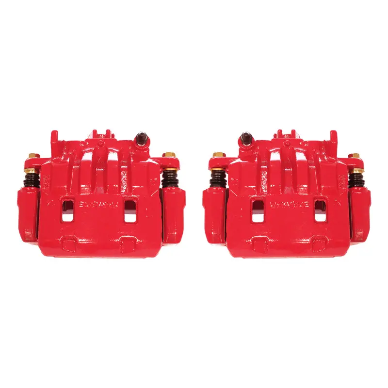 Power Stop 13-16 Scion Fr-S Front Red Calipers W/Brackets - Pair 1