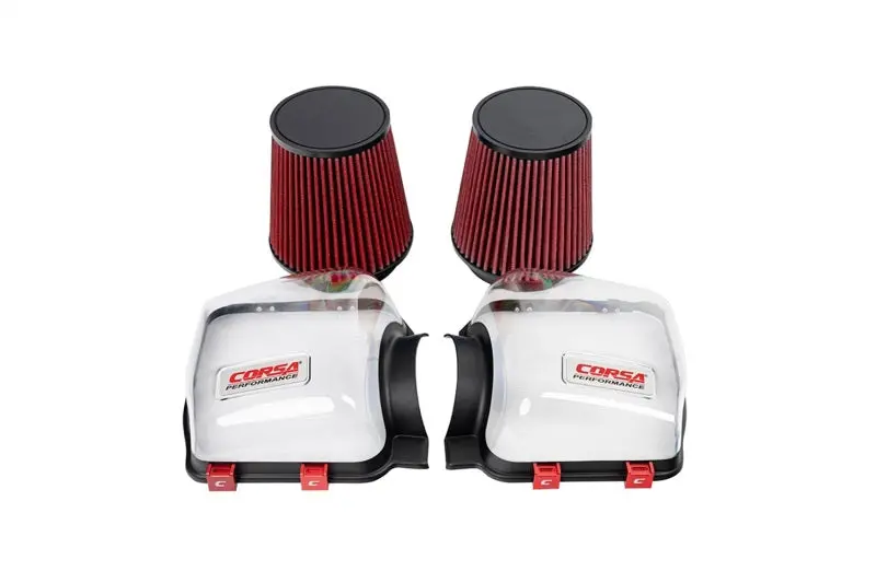 Corsa Dry Air Filter And Clear Lid Kit For 2024–2025 Ford Mustang Gt (5.0L V8) 1