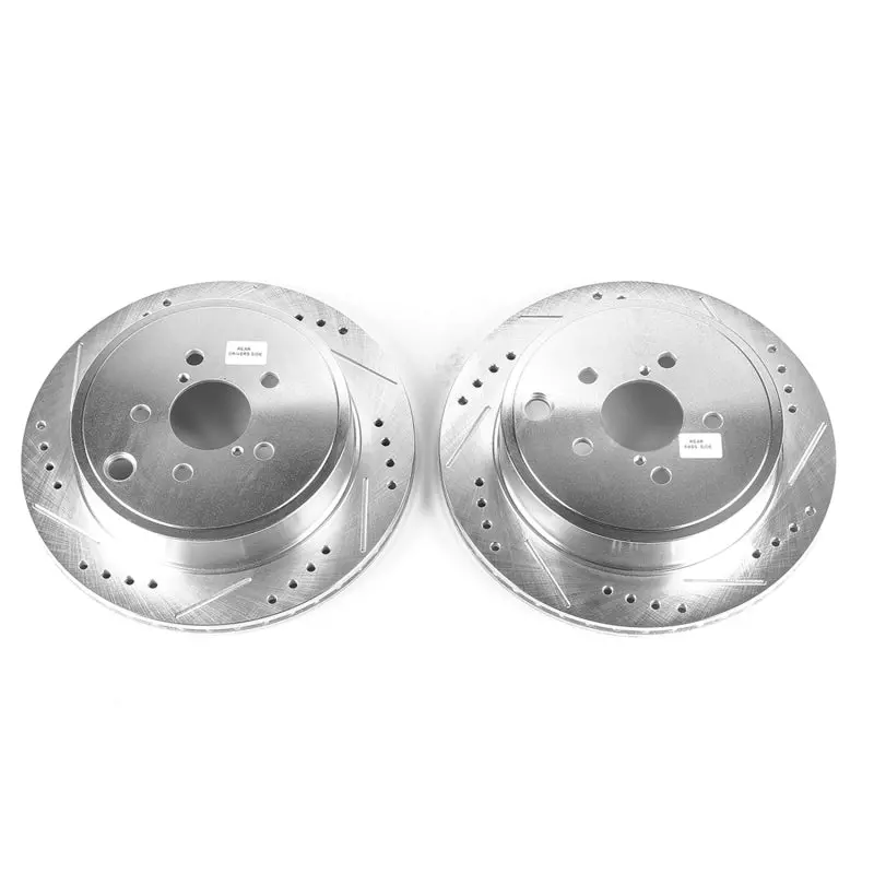 Power Stop 13-16 Scion Fr-S Rear Evolution Drilled & Slotted Rotors - Pair 1