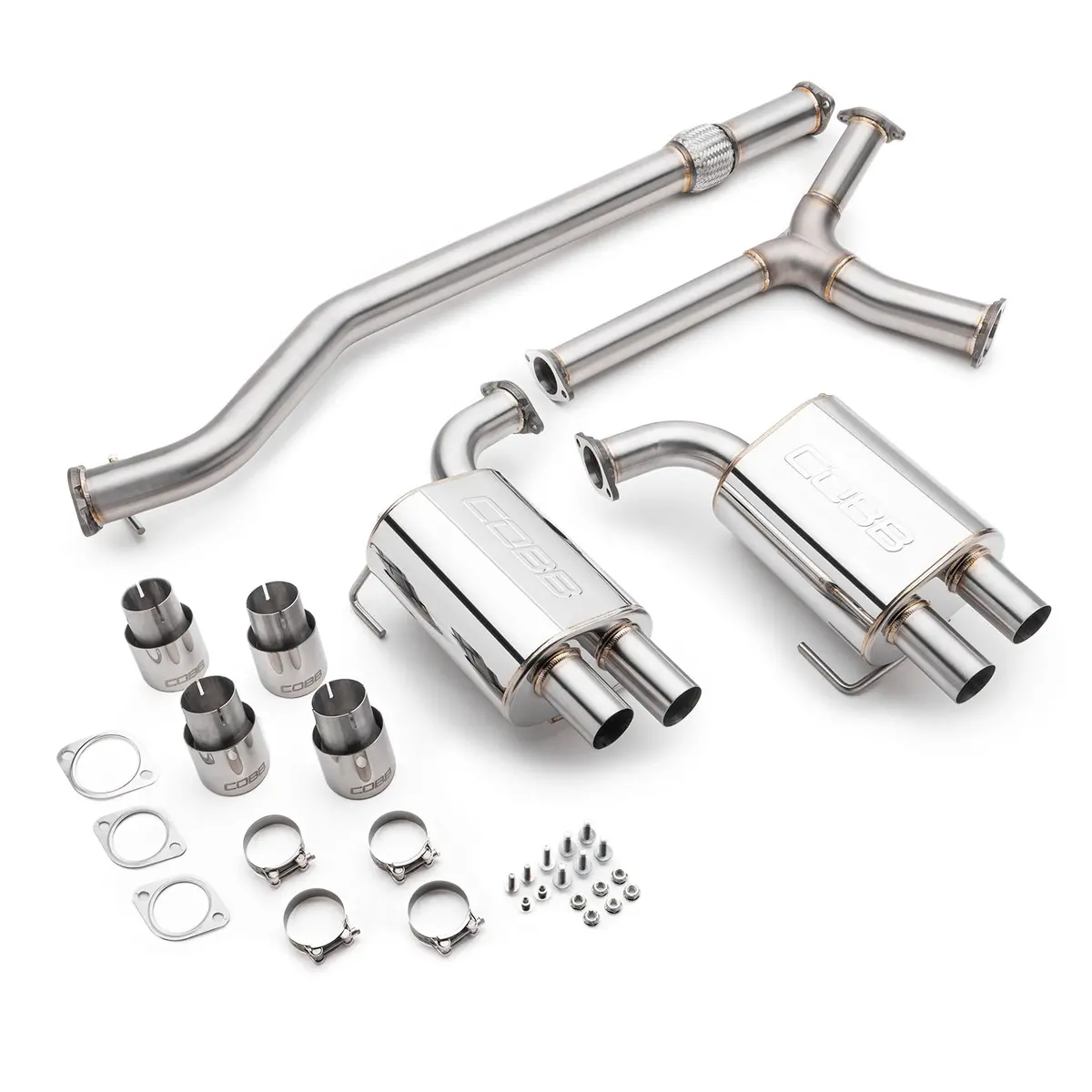 Cobb 22+ Subaru Wrx Stainless Steel 3In. Catback Exhaust 1
