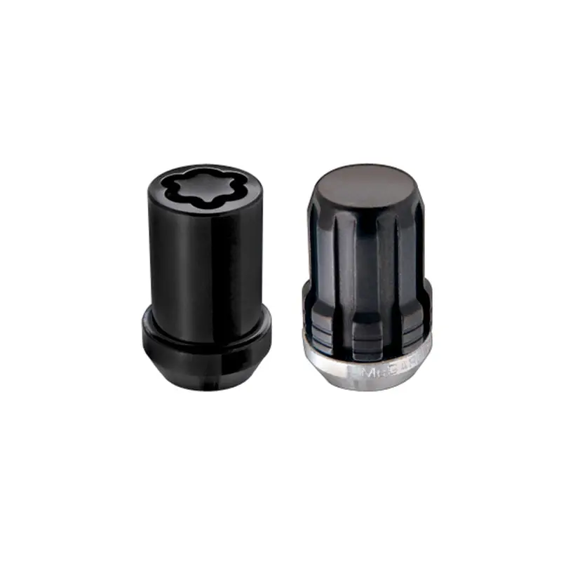 Mcgard Splinedrive Tuner 4 Lug Install Kit W/Locks & Tool (Cone) M12x1.25 / 13/16 Hex - Blk 1