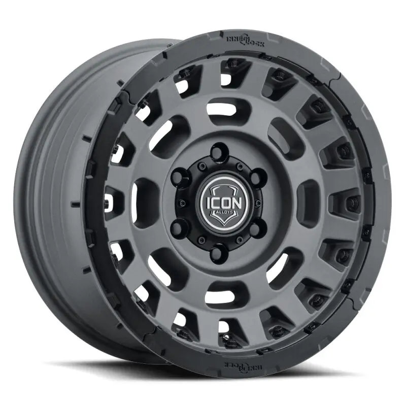 Icon Hammer Pro 17X8.5 / 6X5.5 / 0Mm / 4.75In Bs - Charcoal 1
