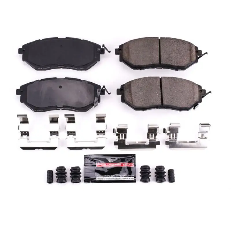 Power Stop 06-07 Subaru B9 Tribeca Front Z23 Evolution Sport Brake Pads W/Hardware 1