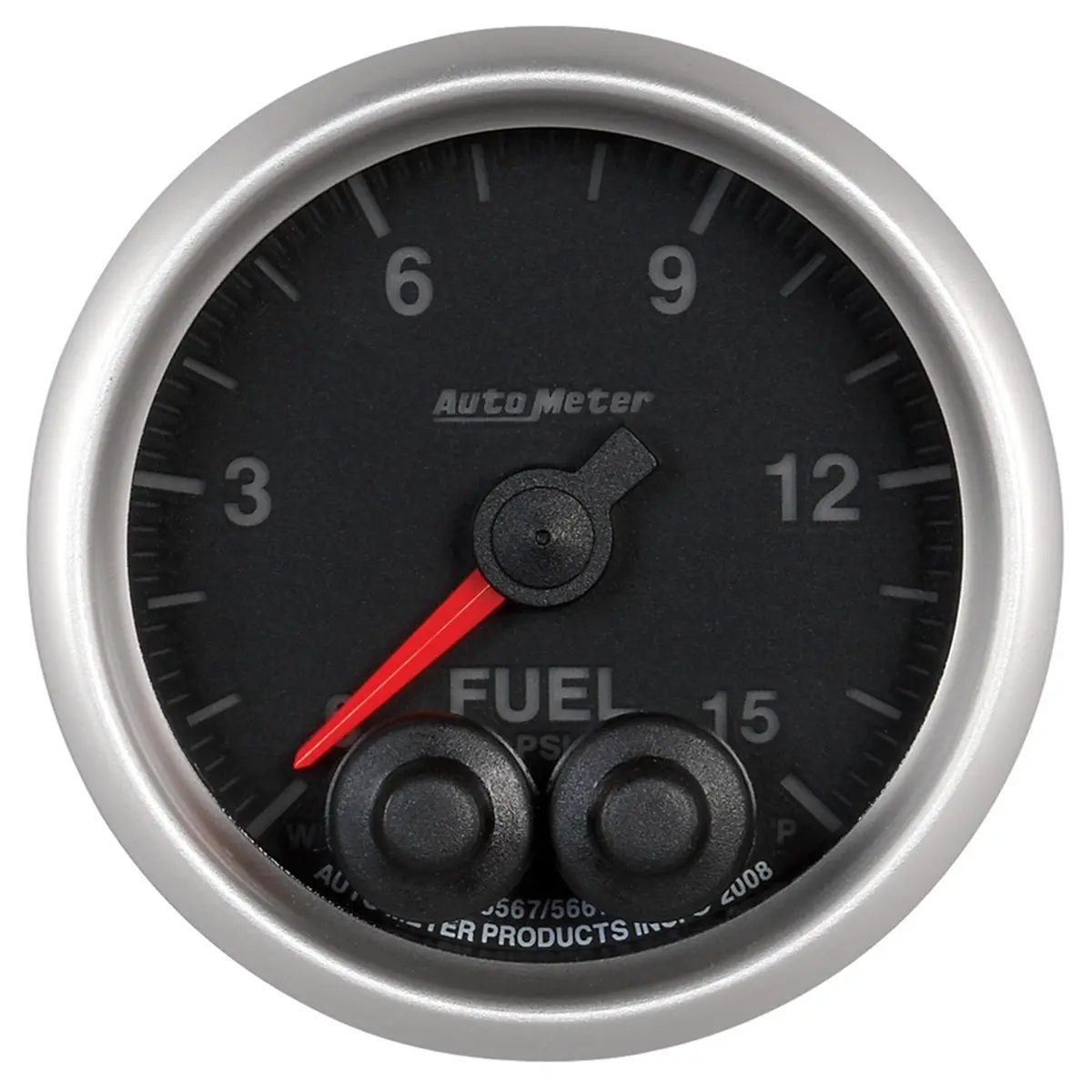 2-1/16 In. Fuel Pressure 0-15 Psi Elite 1