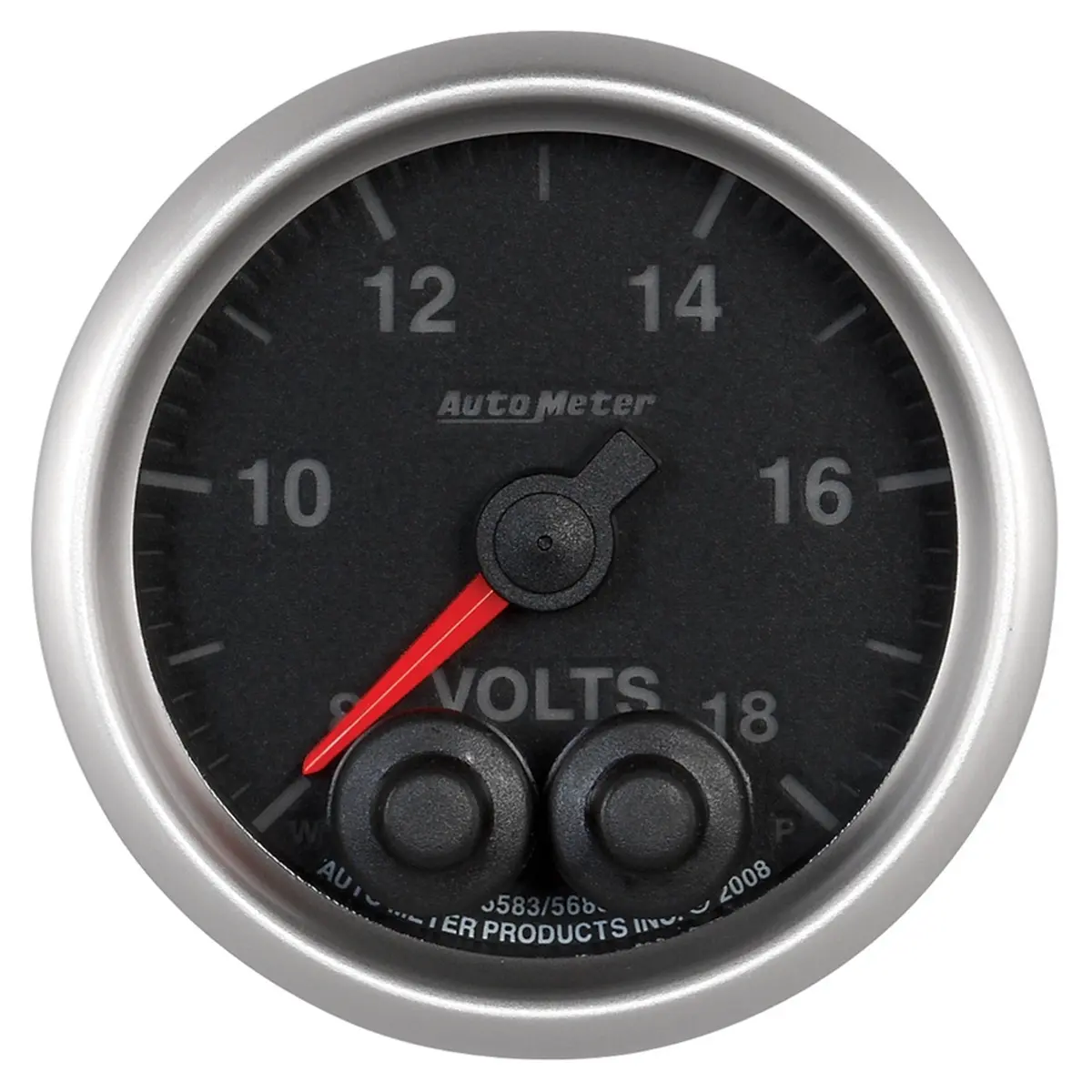2-1/16 In. Voltmeter 8-18V Elite 1