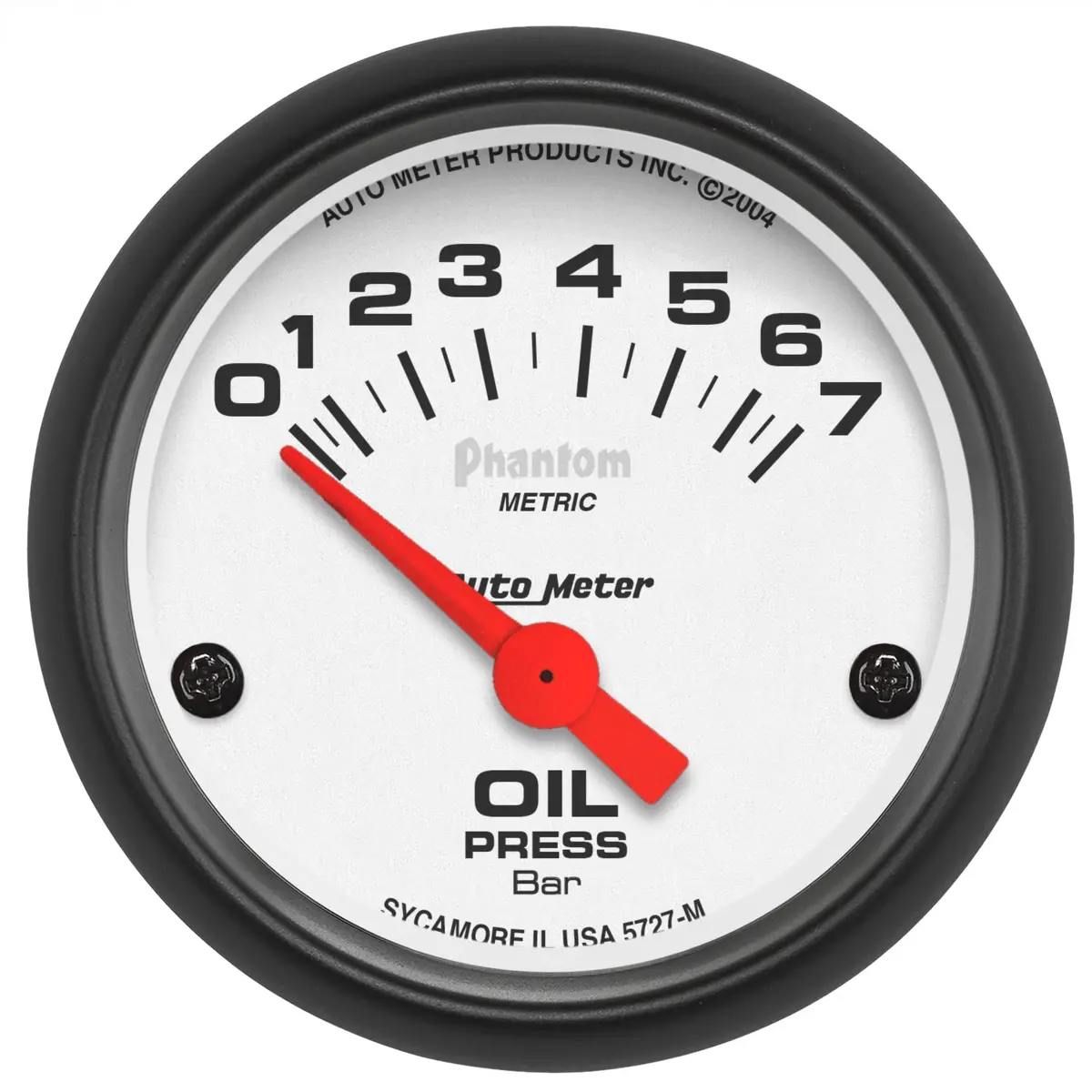 2-1/16 In. Oil Pressure 0-7 Bar Phantom 1