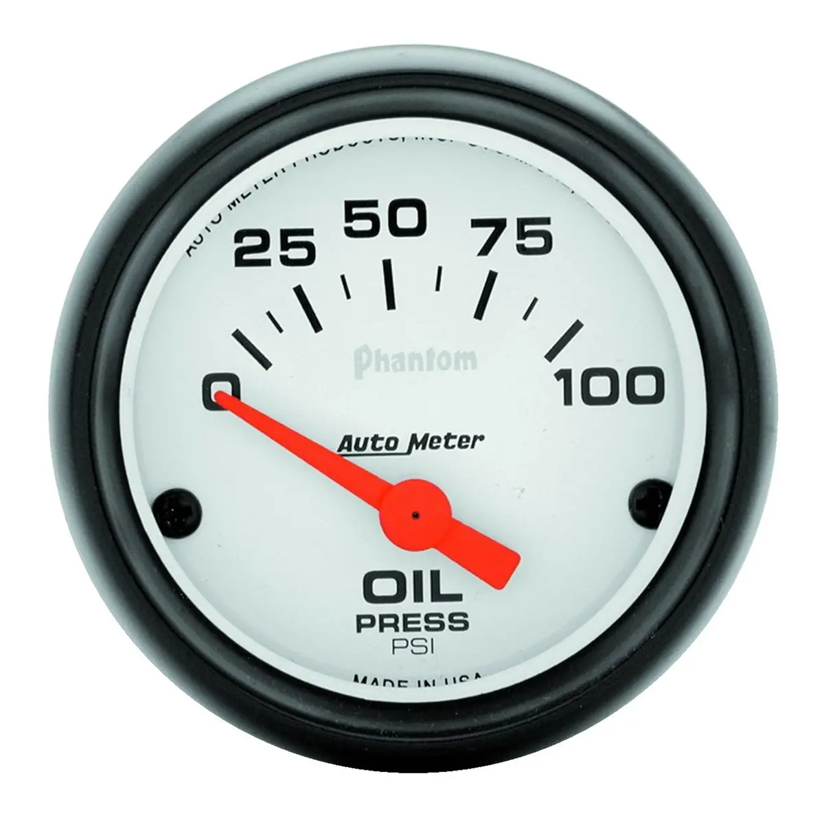 2-1/16 In. Oil Pressure 0-100 Psi Phantom 1