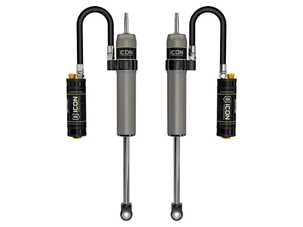 Icon 2024 Toyota Tacoma 0-1” Lift Rear V.S. 2.5 Aluminum Series Remote Reservoir Shocks W/ Cdcv Pair 1