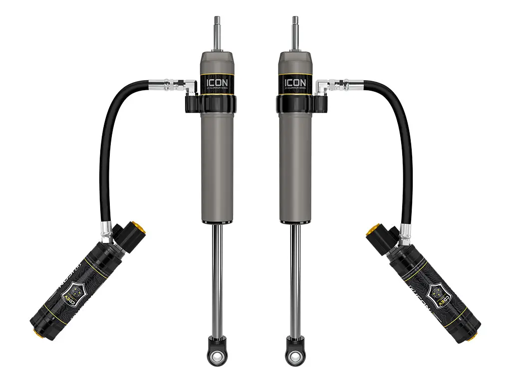 Icon 2024 Toyota Tacoma 0-1” Lift Rear V.S. 2.5 Aluminum Series Remote Reservoir Shocks W/ Cdev Pair 1