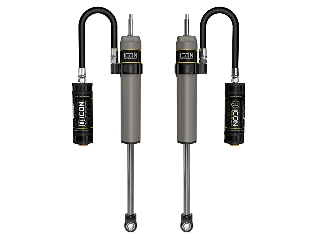 Icon 2024 Toyota Tacoma 0-1” Lift Rear V.S. 2.5 Aluminum Series Remote Reservoir Shocks Pair 1