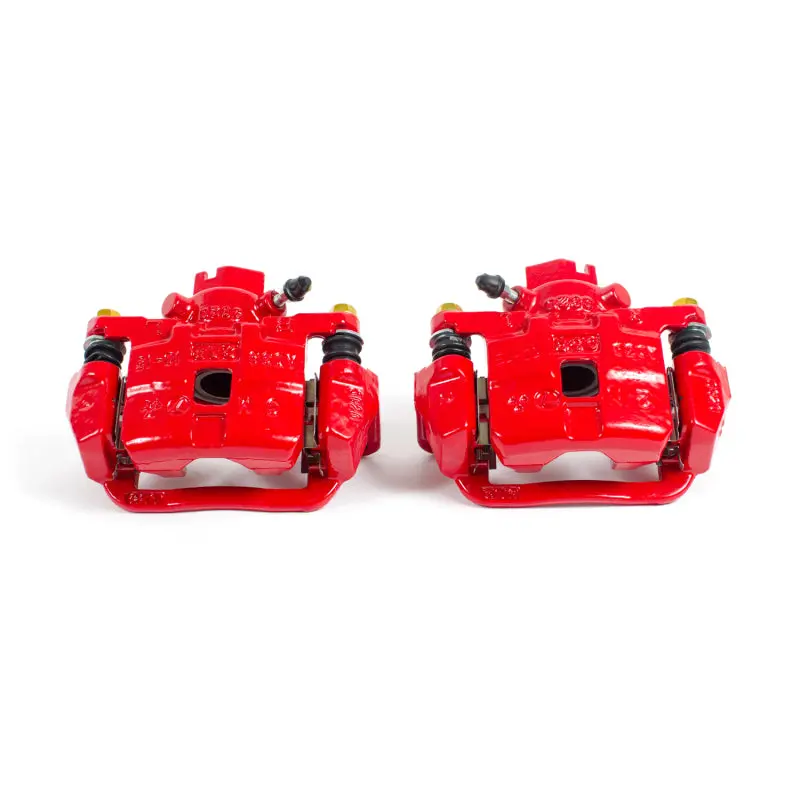 Power Stop 03-06 Subaru Baja Rear Red Calipers W/Brackets - Pair 1