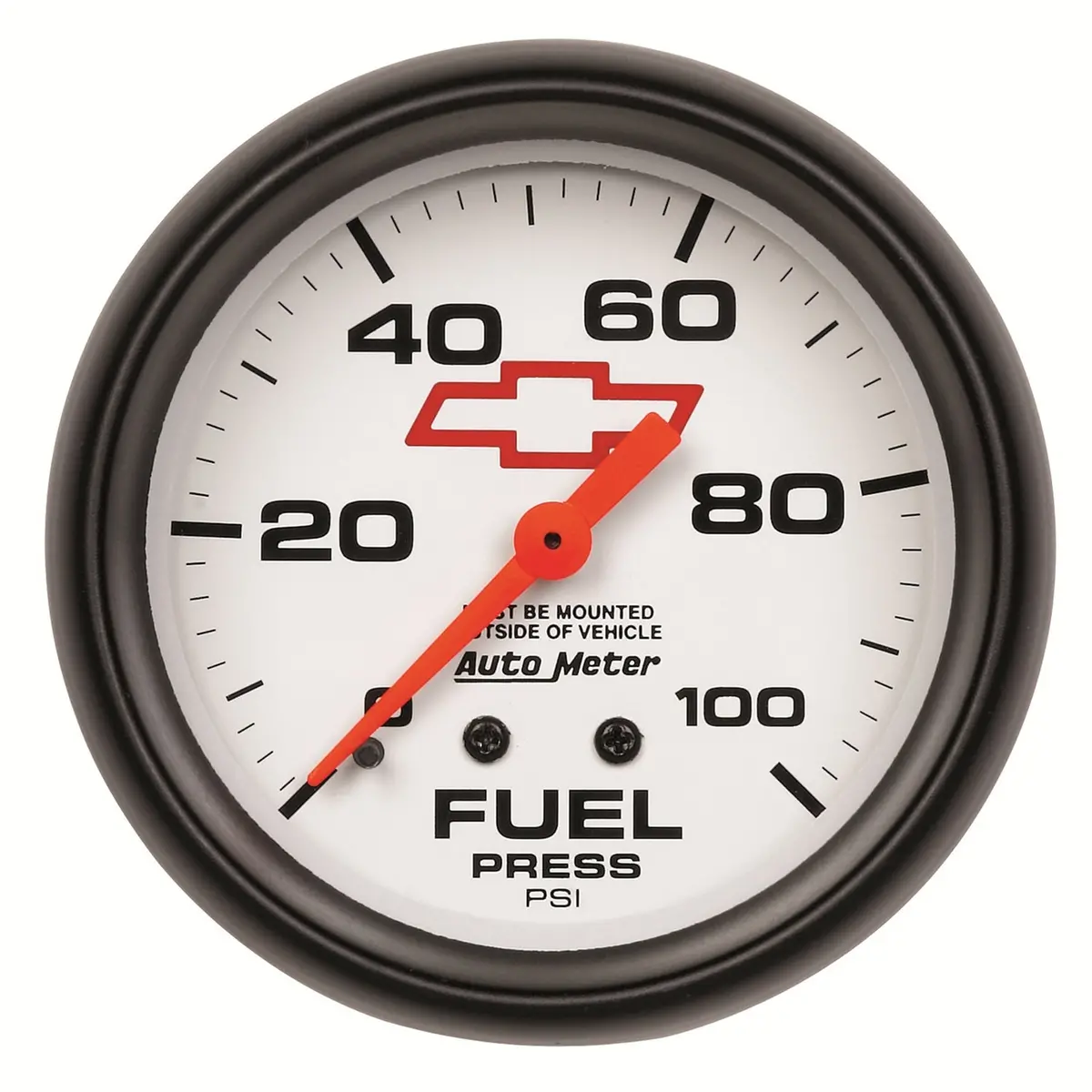 2-5/8 In. Fuel Pressure 0-100 Psi Gm White 1