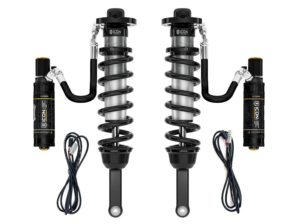 Icon 2005-2023 Toyota Tacoma 2.5 Vs Extended Travel Remote Reservoir W/ Cdev Coilover Kit 1