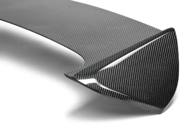 Seibon 08-10 Subaru Wrx/Sti Hatchback Oem-Style Carbon Fiber Rear Spoiler W/ Led Cutout 1