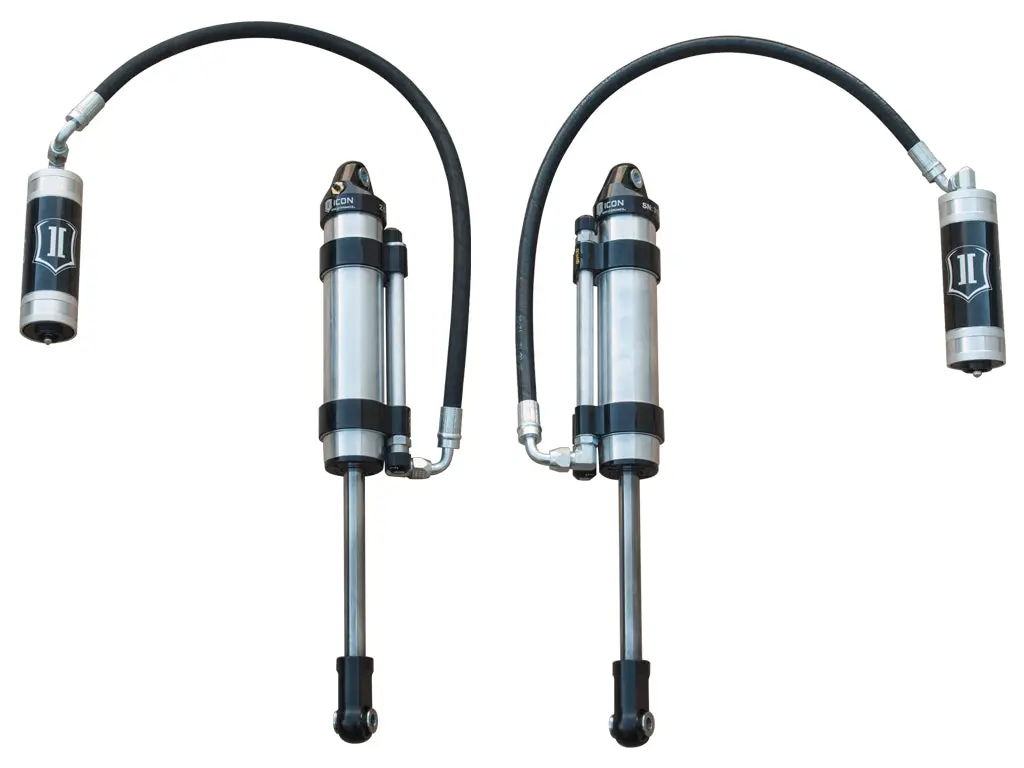 Icon 2007-2014 Toyota Fj Cruiser/2003-2024 Toyota 4Runner/2003-2009 Lexus Gx470 0-3.5” Lift 2.5 Vs Omega Bypass Remote Reservoir Front Secondary Shocks Pair 1