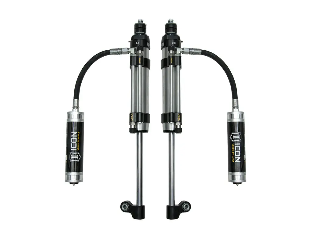 Icon 2005-2023 Toyota Tacoma Rear Rxt 2.5 Omega Bypass Remote Reservoir Shocks Pair 1