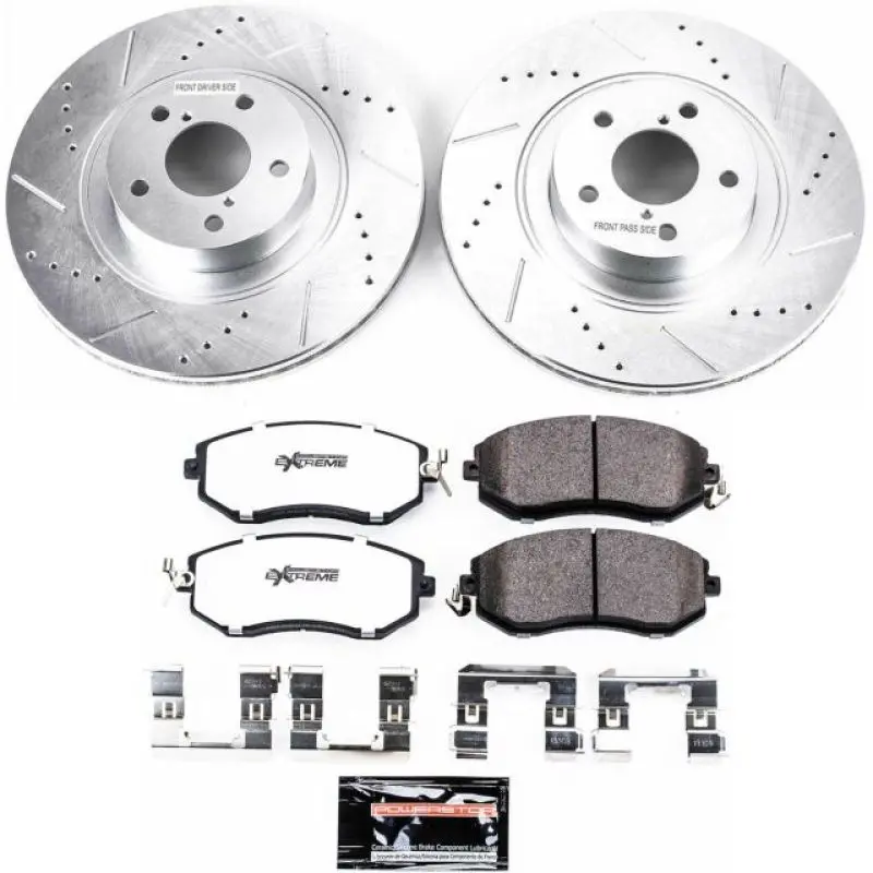 Power Stop 13-16 Scion Fr-S Front Z26 Street Warrior Brake Kit 1