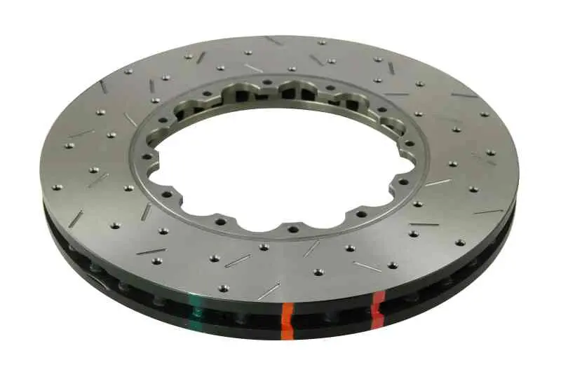 Dba 2004 Wrx Sti (5X100) Front Cross Drilled & Slotted 5000 Series Replacement Rotor Rings 1