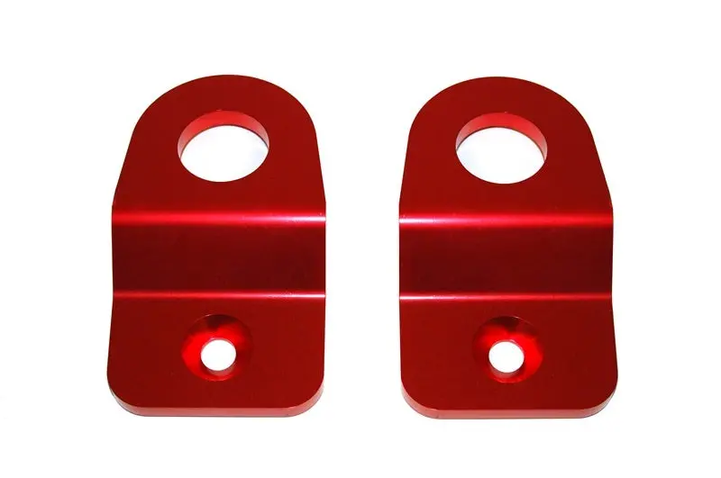 Torque Solution Red Radiator Stay Bracket: 08-11 Subaru Impreza/08-13 Wrx/Sti/05-09 Legacy 1