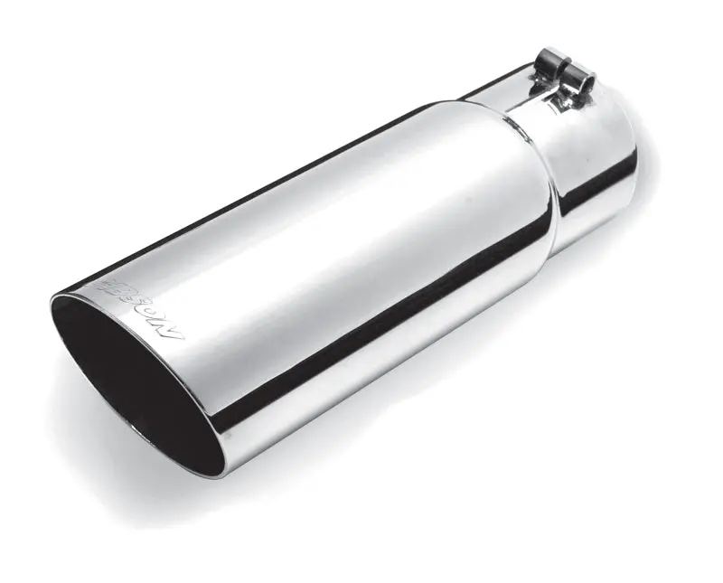 Gibson Stainless Steel Angle-Cut Exhaust Tip – 3.5In Od, 2.5In Inlet, 6.5In Length 1