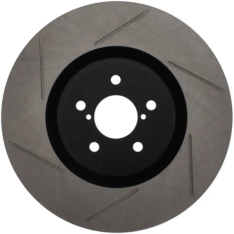 Stoptech Power Slot 04 Sti Front Right Sportstop Slotted Rotor 1